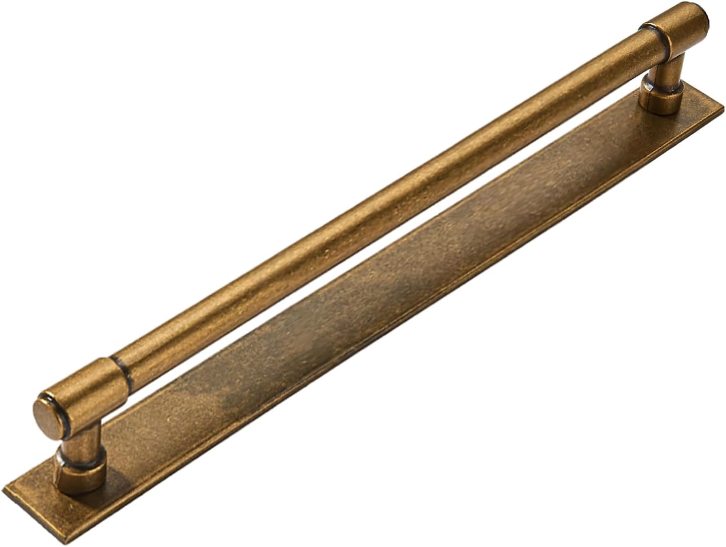Antique Brass Cabinet Pulls - 5 Pack 12 Inch Vintage Handles