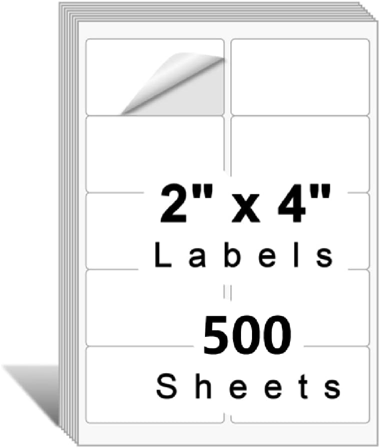 10up Shipping Address Labels for Inkjet & Laser Printers