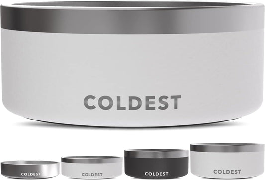 Coldest Dog Bowl - Insulated Stainless Steel, Non Slip Design