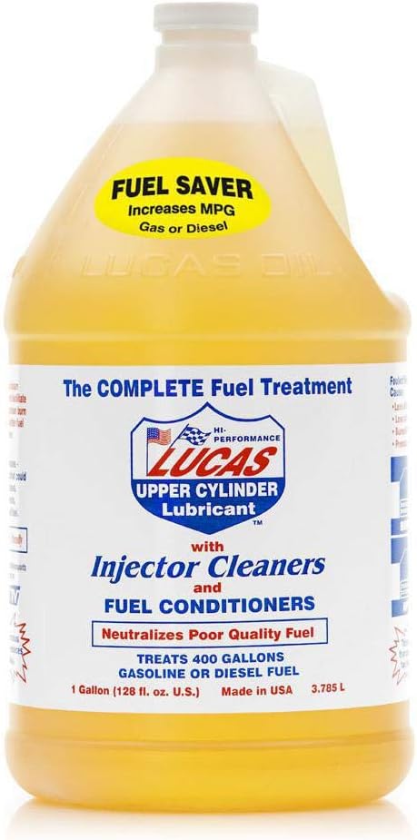 Lucas Oil Upper Cylinder Lubricant Fuel Treatment 1 Gallon 4-Pack