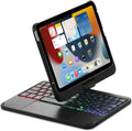 HENGHUI 360 Rotatable Touch Keyboard for iPad Mini 6th Gen - Backlit