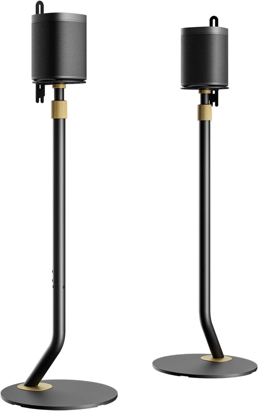FITUEYES Adjustable Height Speaker Stands for Satellite Speakers