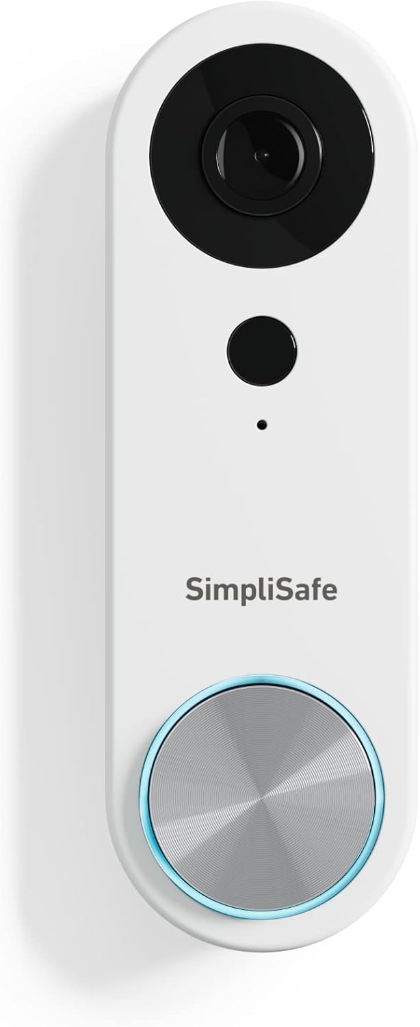 SimpliSafe 1080p Wired Doorbell - Enhanced Security