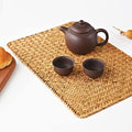 Natural Seagrass Placemats Set of 12 for Dining Table Decor