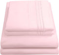 1800 Thread Count Sheet Set Pale Pink - Soft Brushed Microfiber