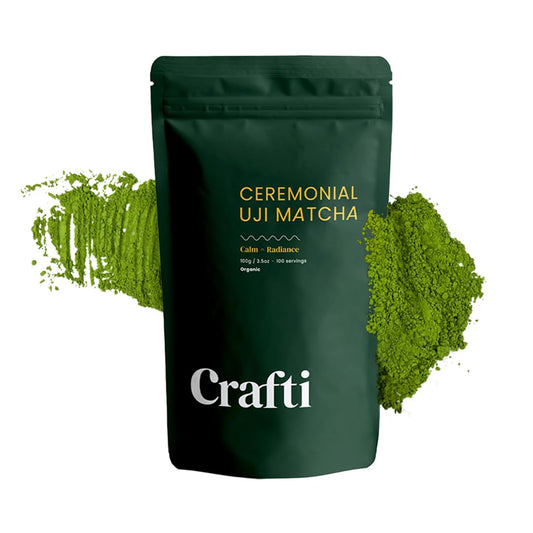 Ceremonial Grade Organic Matcha Powder for Calm Focus and Energy