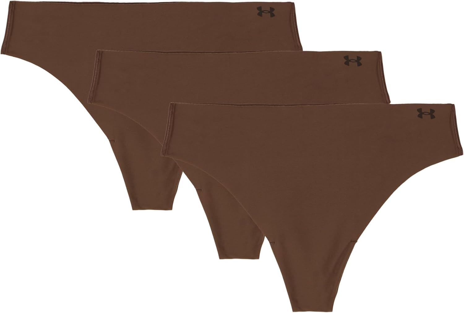 Under Armour Women's 3-pack Pure Stretch No Show Thong Underwear