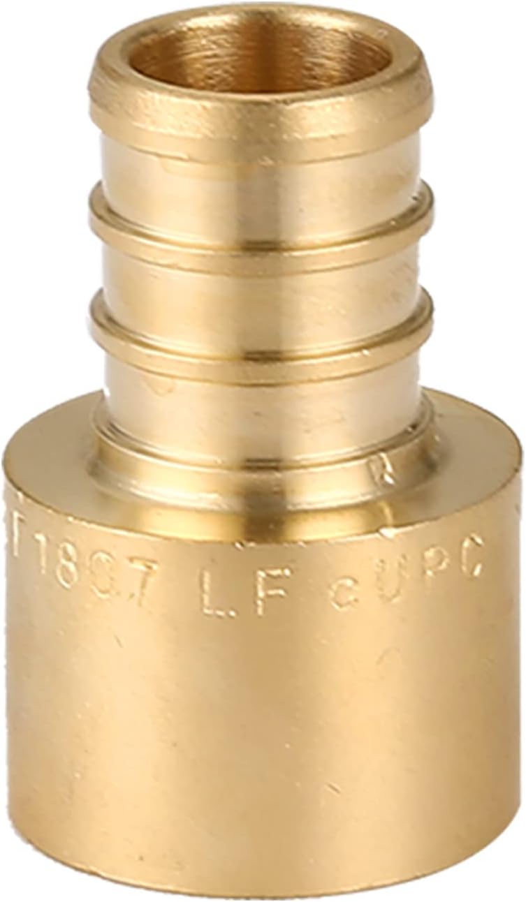 1/2 x 1/2 Inch PEX Female Sweat Adapter for Plumbing Needs