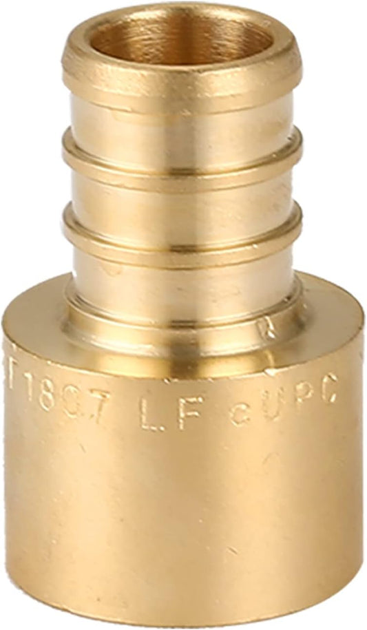 1/2 x 1/2 Inch PEX Female Sweat Adapter for Plumbing Needs
