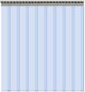 VIZ-PRO 9PCS Strip Door Curtain, 84in x 48in - Clear PVC Barrier