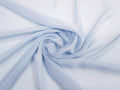MDS Pack of 10 Yard Chiffon Fabric Bolt Baby Blue - Soft Draping