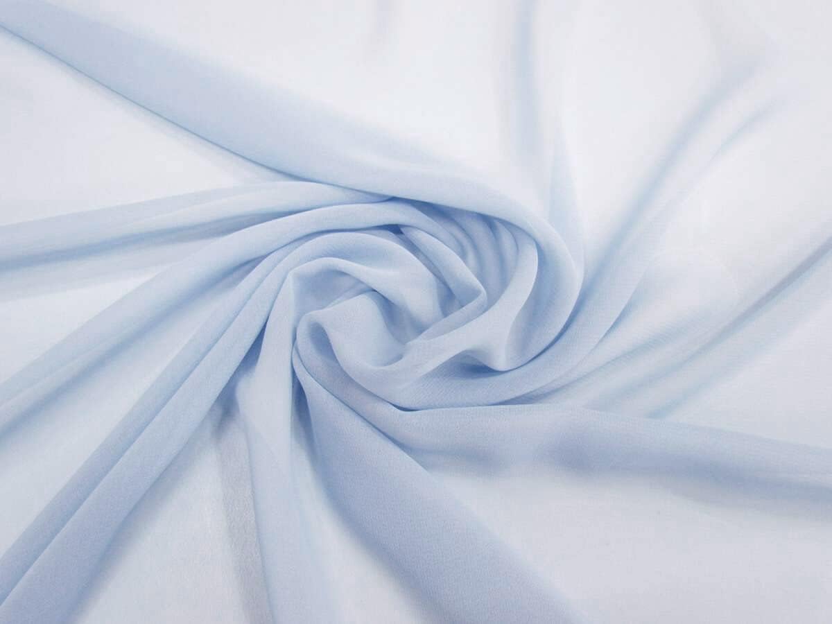 MDS Pack of 10 Yard Chiffon Fabric for Wedding Party Decor