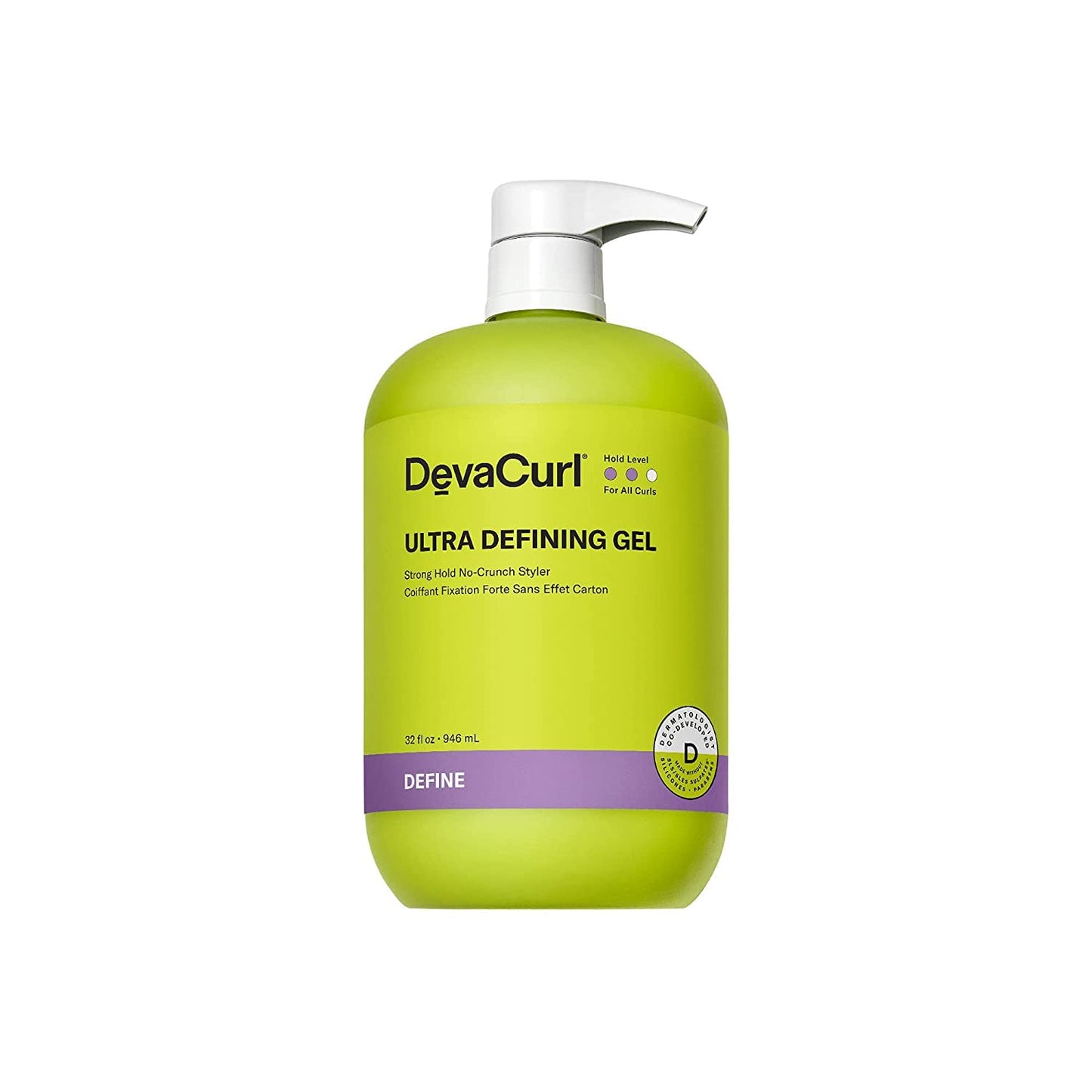 DevaCurl Ultra Defining Gel for Strong Hold and Non-Crunchy Hair