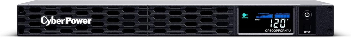CyberPower CP500PFCRM1U UPS Battery Backup and Surge Protector