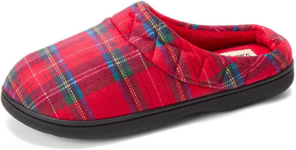 Darcy Velour Clog Slippers with Memory Foam for Ultimate Comfort