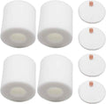 AirClean 4 Pack 3.7in High Replacement Pre-Motor Foam Filters - Fits