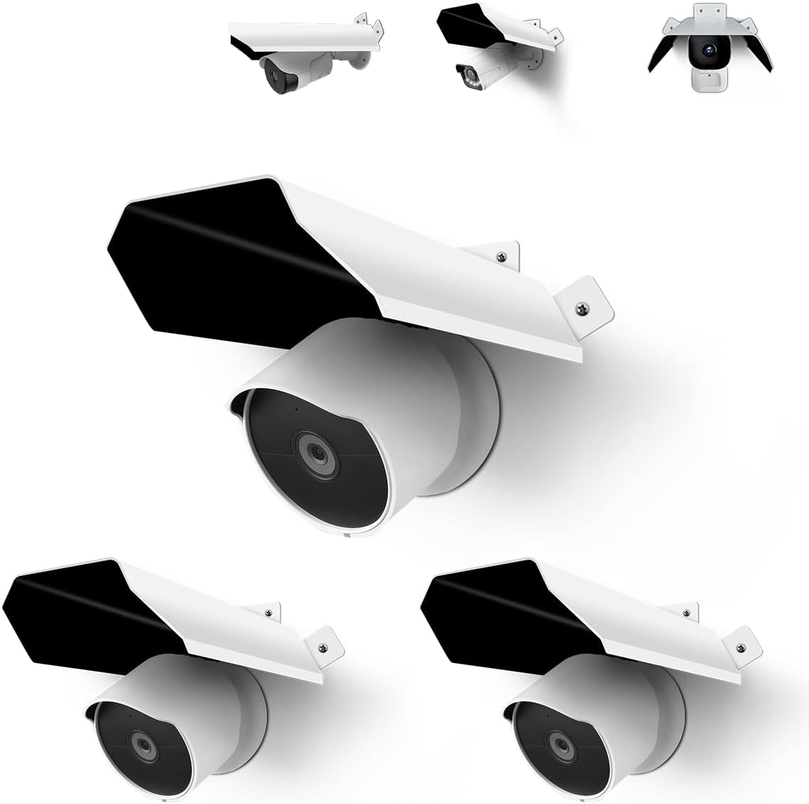 Universal Security Camera Sun Rain Cover Shield for Outdoor Use