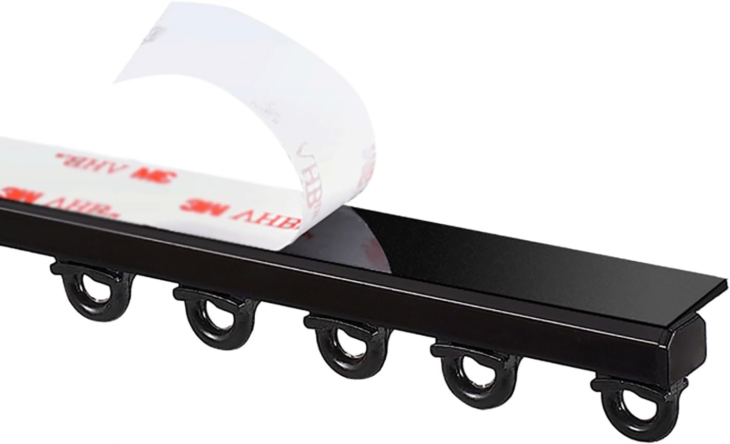 Premium Self-Adhesive Curtain Track - No Drill! Effortless Install