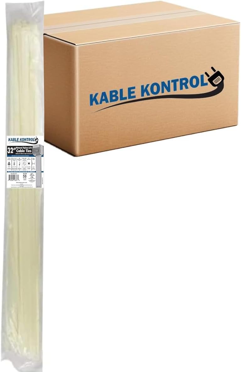 Kable Kontrol 32 Inch Zip Ties - 500 Pcs for All Needs