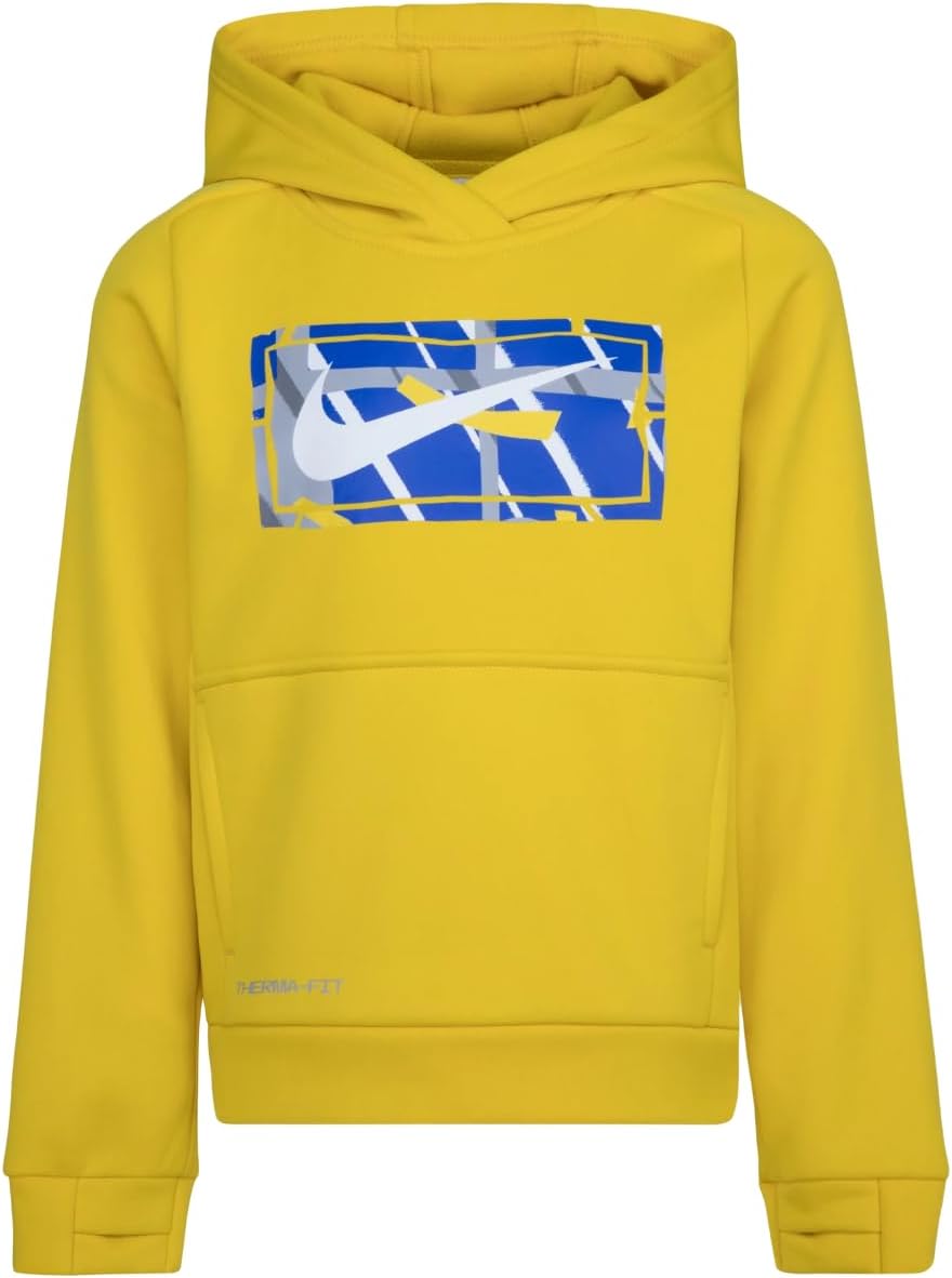 Nike Boys' THERMA FIT Pullover Hoodie - Warm & Cozy Style!