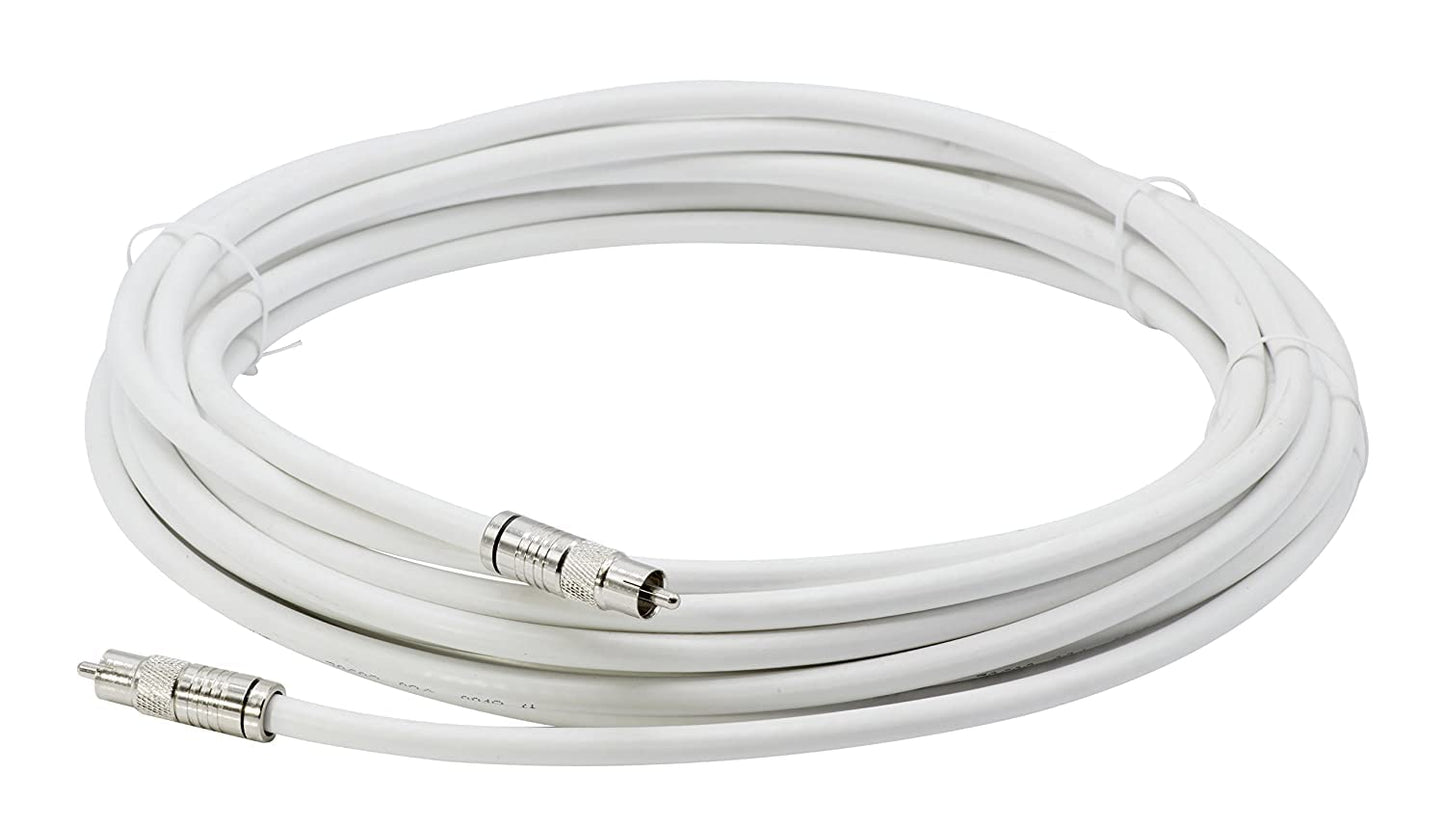 Digital Audio Coaxial Cable with RCA Connections - 125 Feet