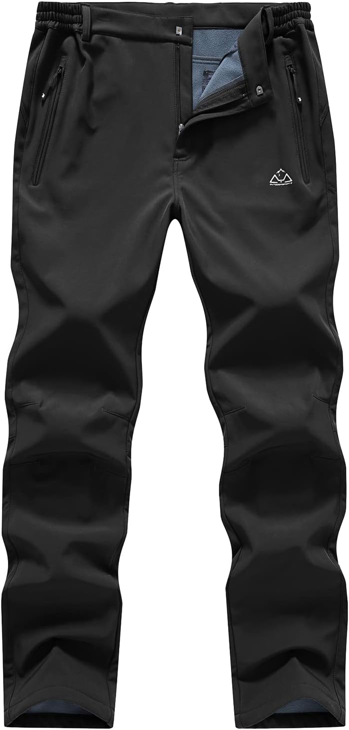 BASUDAM Men's Utility Work Pants for Winter Outdoor Activities