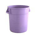20 Gallon Purple Round Commercial Trash Can - Durable, Nesting Design