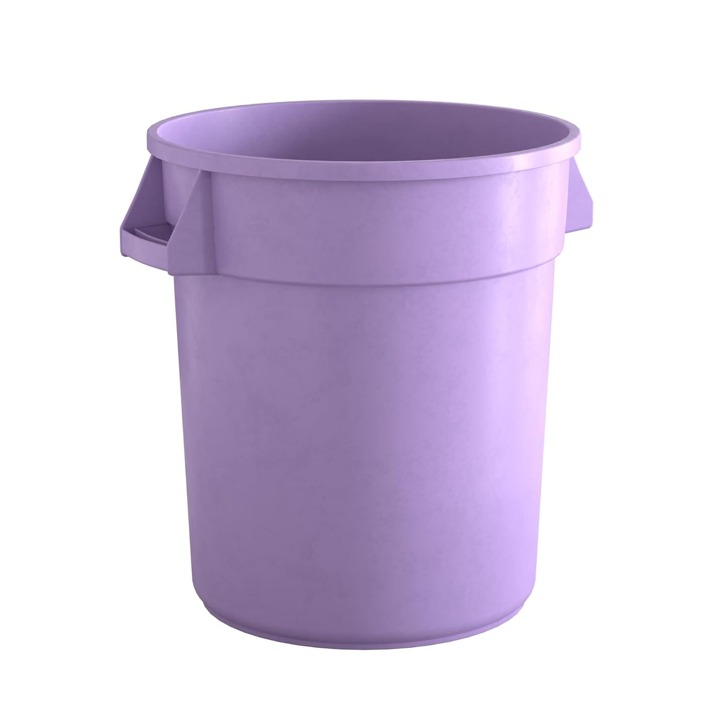 20 Gallon Purple Round Commercial Trash Can for Durability