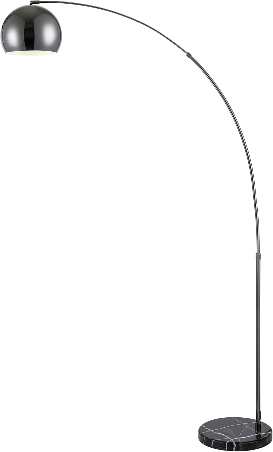 Large 79in Modern Adjustable Floor Lamp with Metal Shade