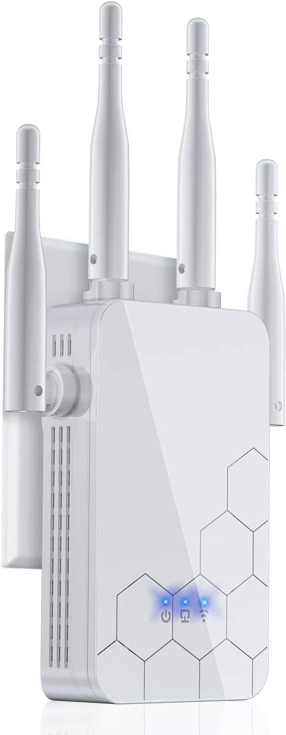 2025 WiFi Extender Internet Booster for 10000 Sq.ft Coverage