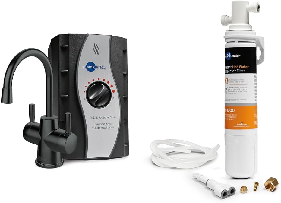 InSinkErator HOT250 Instant Hot Water Dispenser & F-1000S Filter