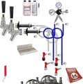 Ultimate 2-Tap Chrome Kegerator Kit!