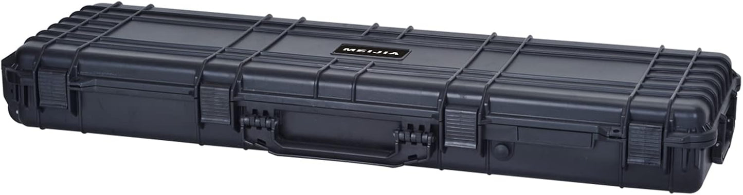 MEIJIA Portable Rolling Waterproof Hard Rifle Case with Wheels