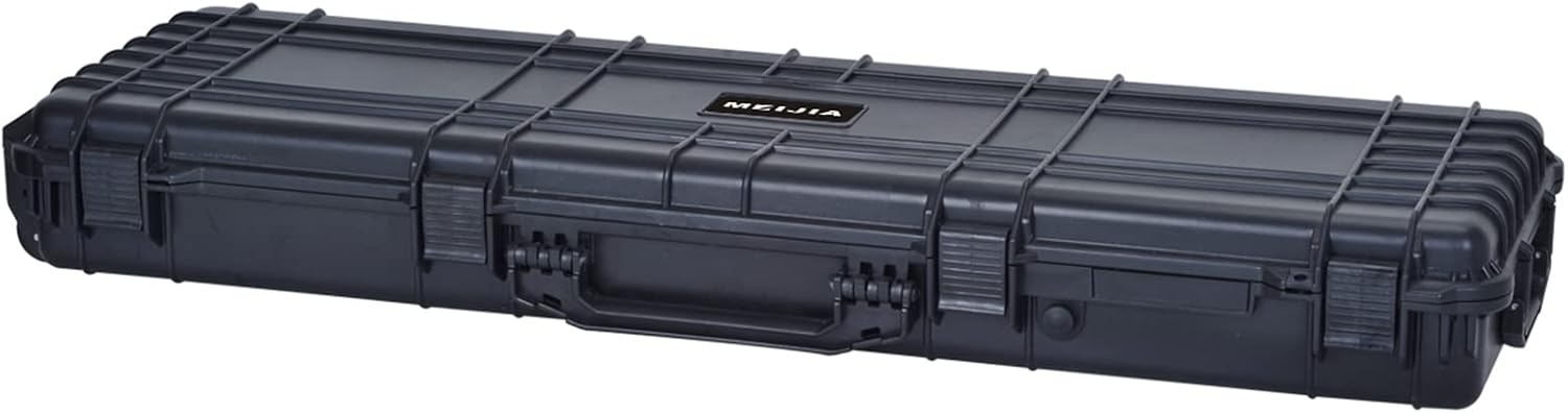 MEIJIA Portable Rolling Waterproof Hard Rifle Case with Wheels