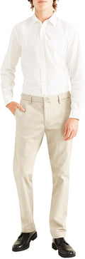 Dockers Men's Slim Fit Signature Khaki Lux Cotton Stretch Pants slant