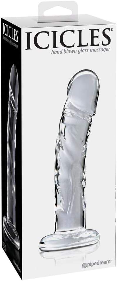 Pipedream Icicles No 62: Hypoallergenic Borosilicate Glass Toy