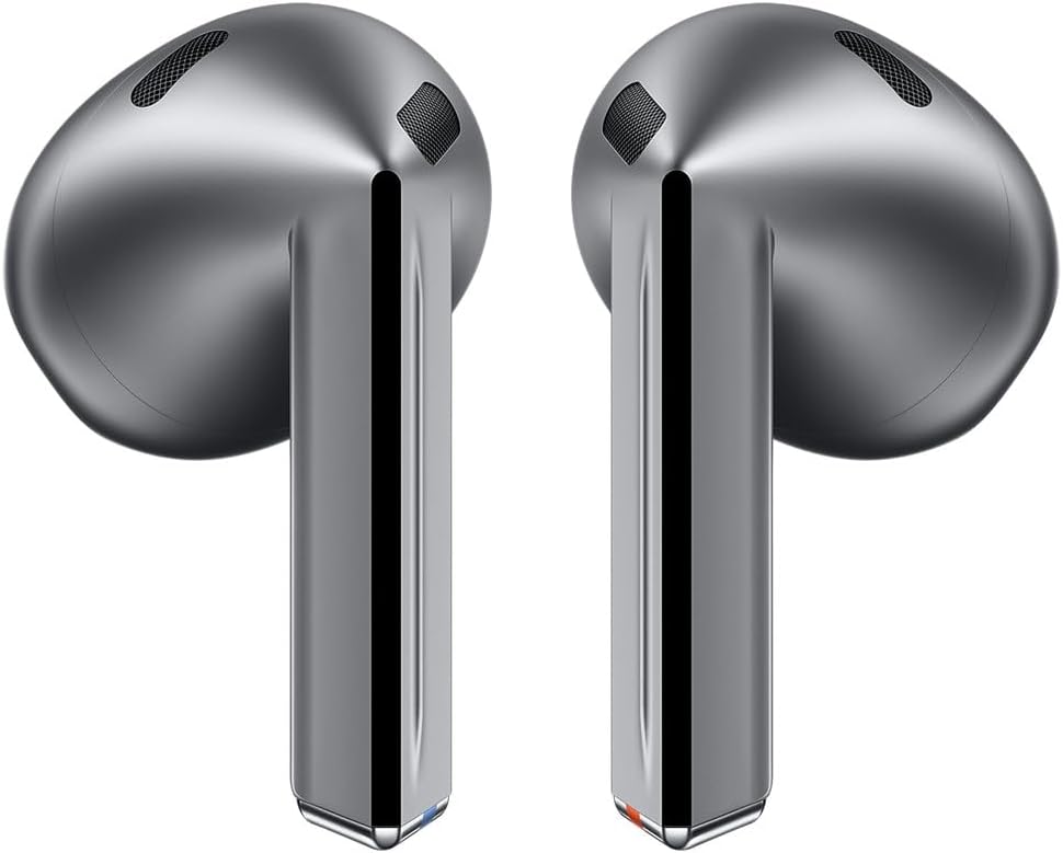 SAMSUNG Galaxy Buds 3: Active Noise Cancellation, Real-Time Interpreter | Silver - Renewed