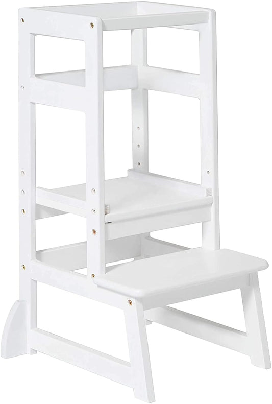 SDADI LT05W Adjustable Height Kitchen Step Stool for Kids