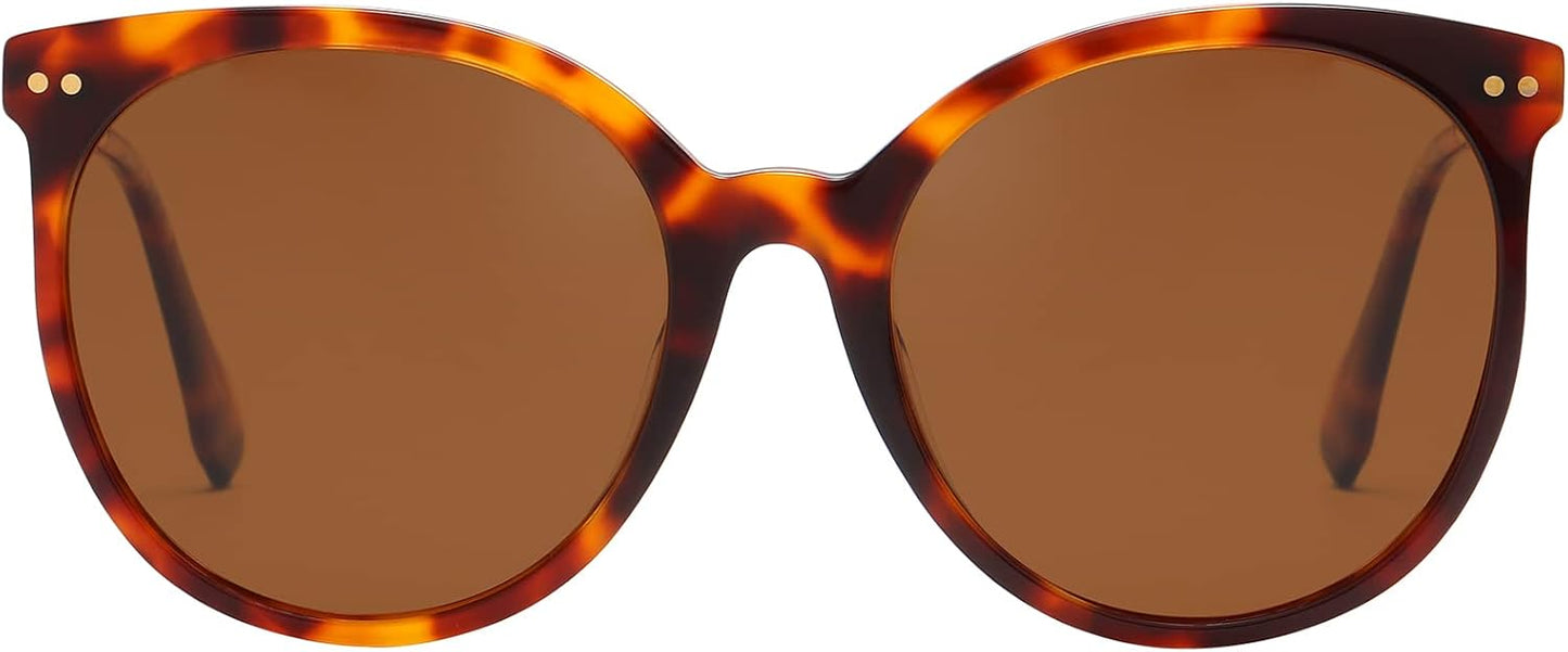 DUCO Oversized Polarized Sunglasses for Women with UV400 Protection