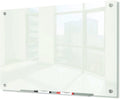 Glass Whiteboard 47in x 35in Frameless Magnetic - Clean, Durable