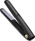 Cordless Hair Straightener and Curler 2 in 1 Mini Flat Iron - Travel