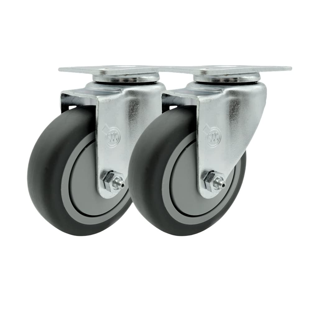 Rubbermaid Cube Truck Utility Truck Caster Set for Easy Mobility