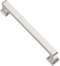 10 Pack Brushed Satin Nickel Cabinet Pulls 5 in Hole Centers - Solid 7
