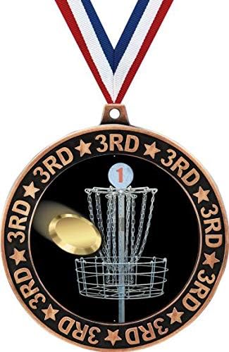 Bronze Disc Golf 3rd Place Medal - Kids Trophy