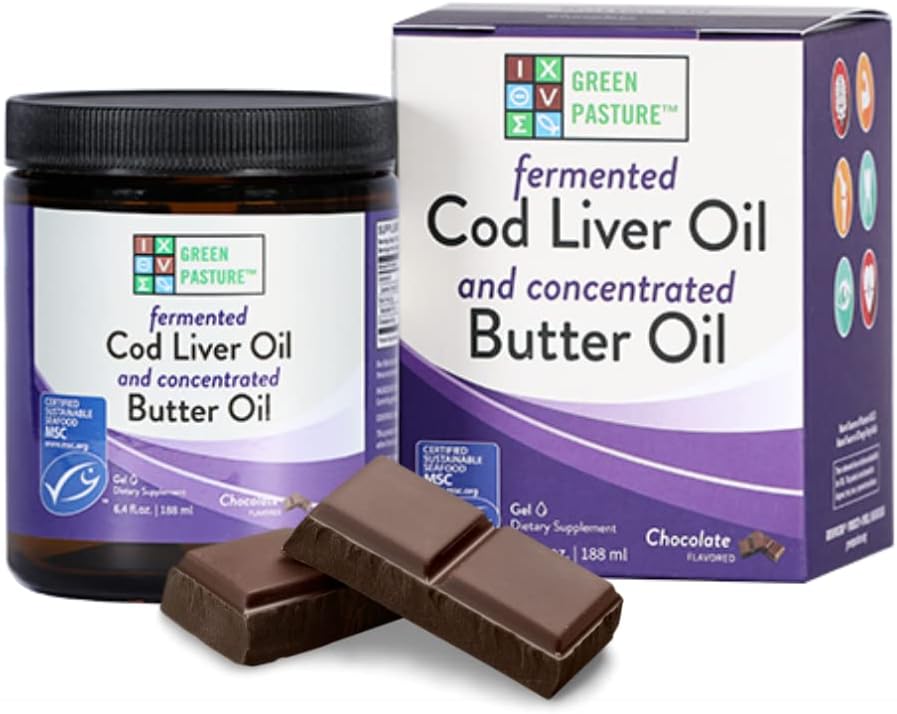 Green Pasture Butter Oil and Fermented Cod Liver Oil Gel