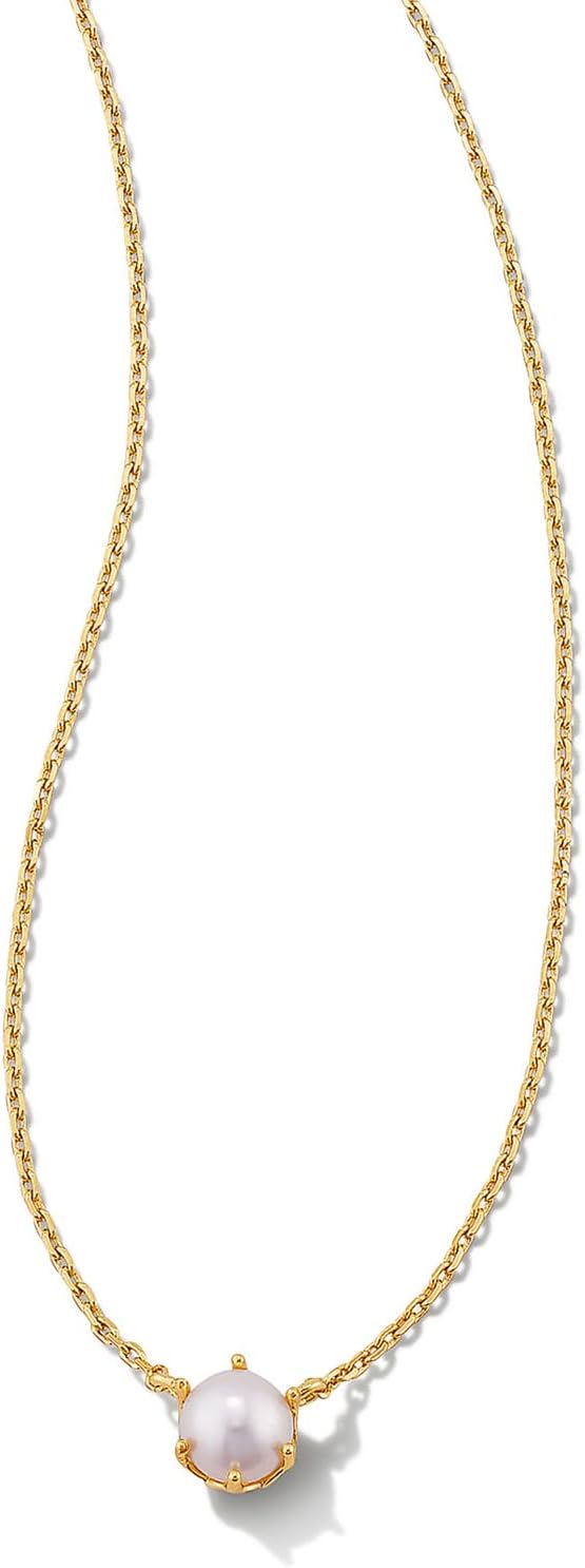 Ashton Pendant Necklace in White Pearl - Everyday Essential Jewelry