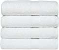 Casa Lino White Bath Towels Set of 4 for Luxurious Comfort