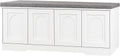 DINZI LVJ Shoe Bench Entryway Storage Bench with Doors - 8-Cubby Shoe