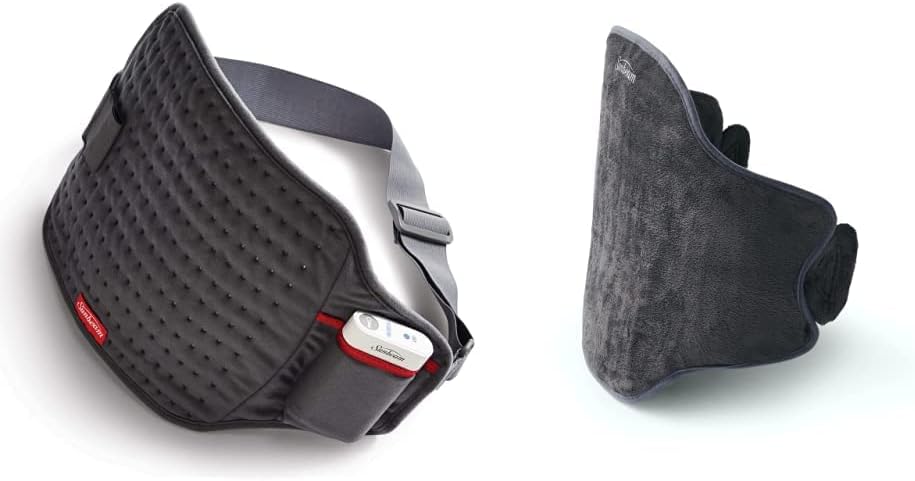 Sunbeam Cordless Heating Pad and Back Wrap for Pain Relief