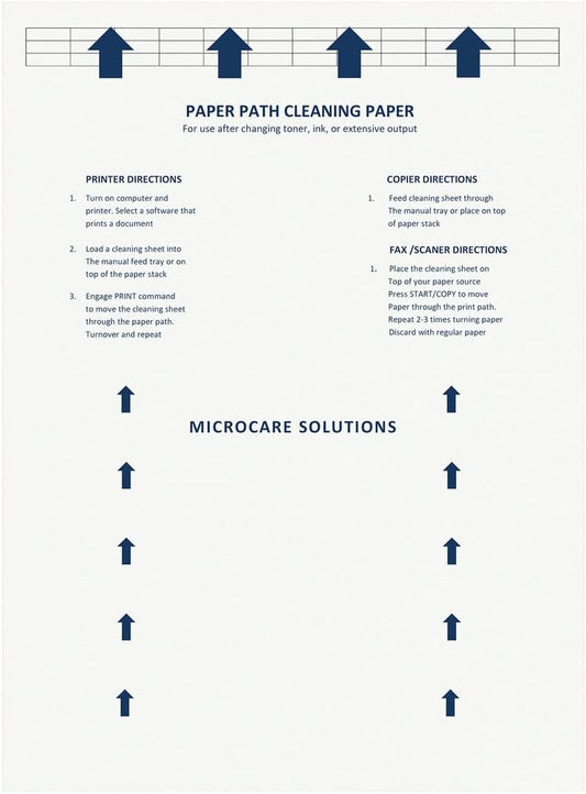 10 Laser/Inkjet Cleaning Sheets (8.5 x 11) for Digital Printers